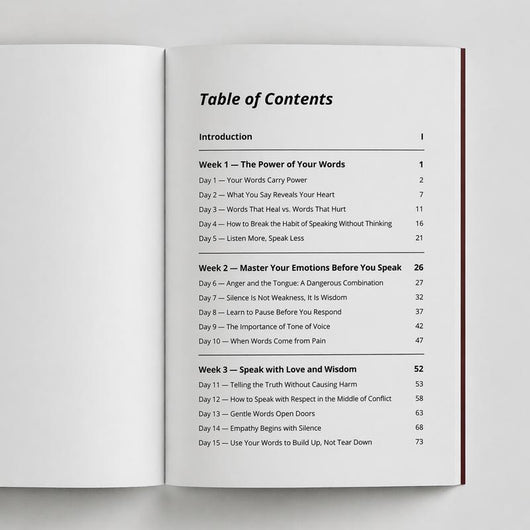Stay Silent: 30 Days to Better Communication & Emotional Control