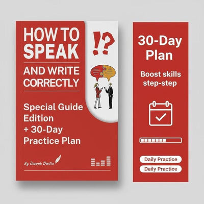 How to Speak and Write Correctly